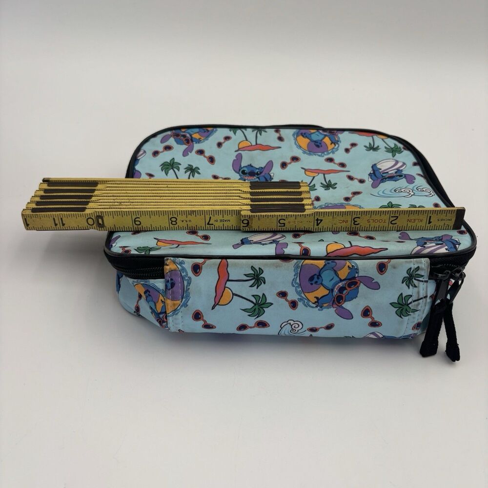 Old Navy Disney Lilo Stitch Lunch Bag Insulated Blue Surfing AOP Kids 10"